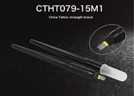 Black Microblade Shading Pen Peralatan Tetap Permanen dengan 15M1