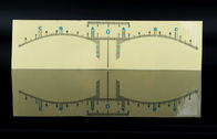 Plastik Transparan Alis Penguasa Sticker untuk Pengukuran / Microblading Alis Alat