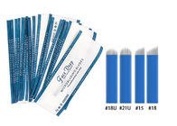 Face Deep Blue Wrap 0.16mm NANO Microblading Needles Blade Flex