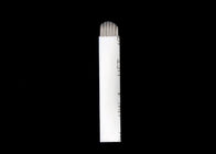 0.18mm Putih 18U Jarum Microbalding Alat Untuk Alis Makeup Permanen Pisau