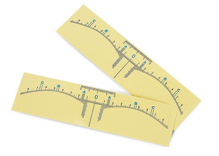 Tattoo Accessories Measuring Transparent Eyebrow Ruler Sticker For Eyebrows Shape
