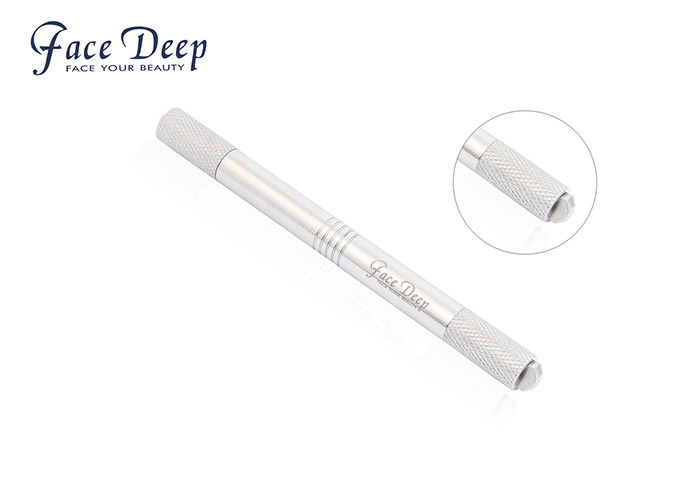 Peralatan Makeup Permanen Stainless Steel Autoclavable Microblading Pen untuk Tato Alis