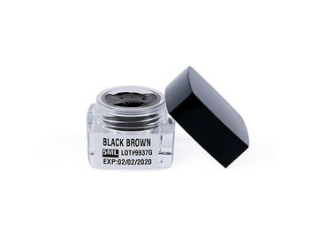 5ml Black Brown Tahan Alis Tinta Pigmen Waterproof Pigment Untuk Bordir Alis 3D